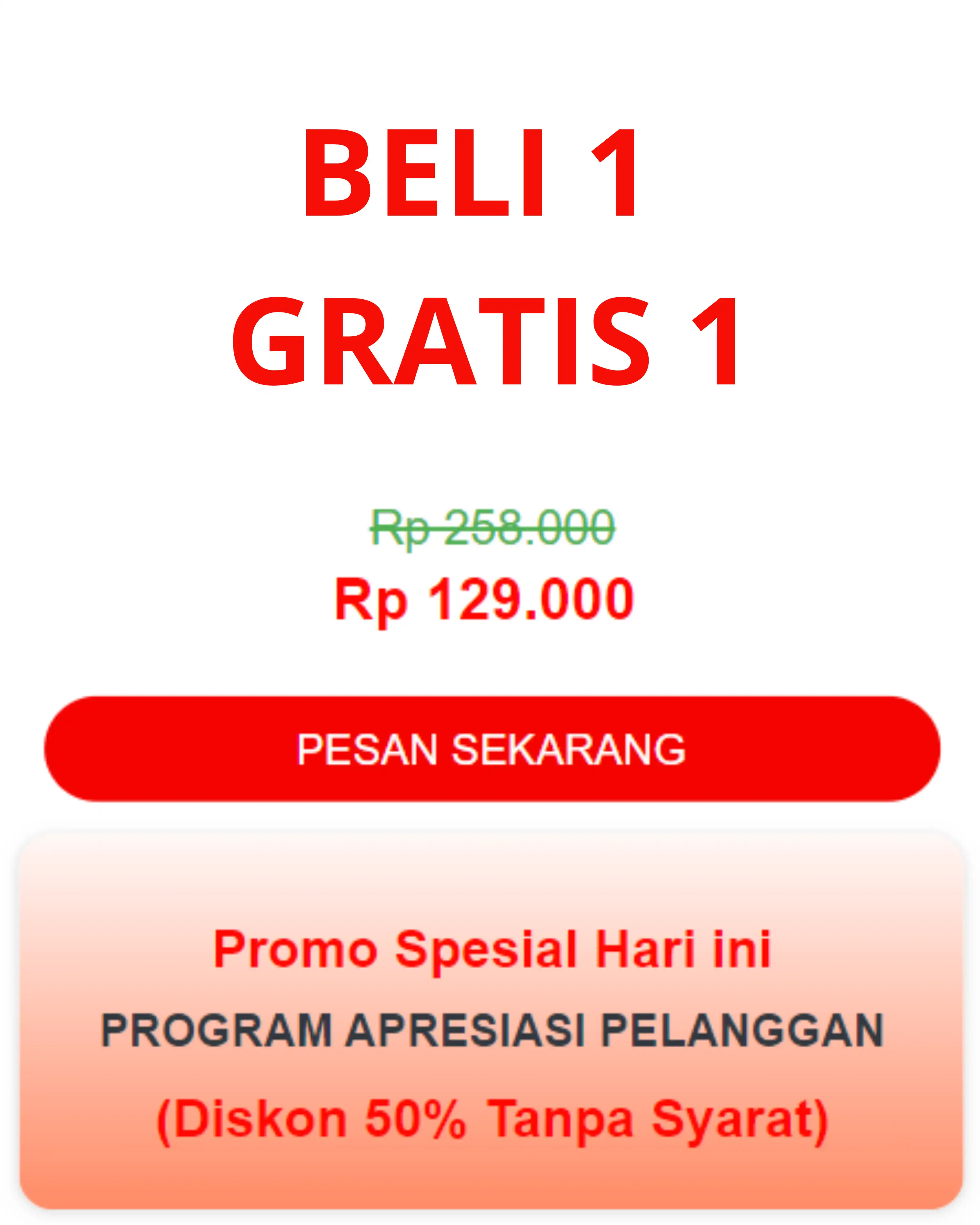 BELI 1 GRATIS 1