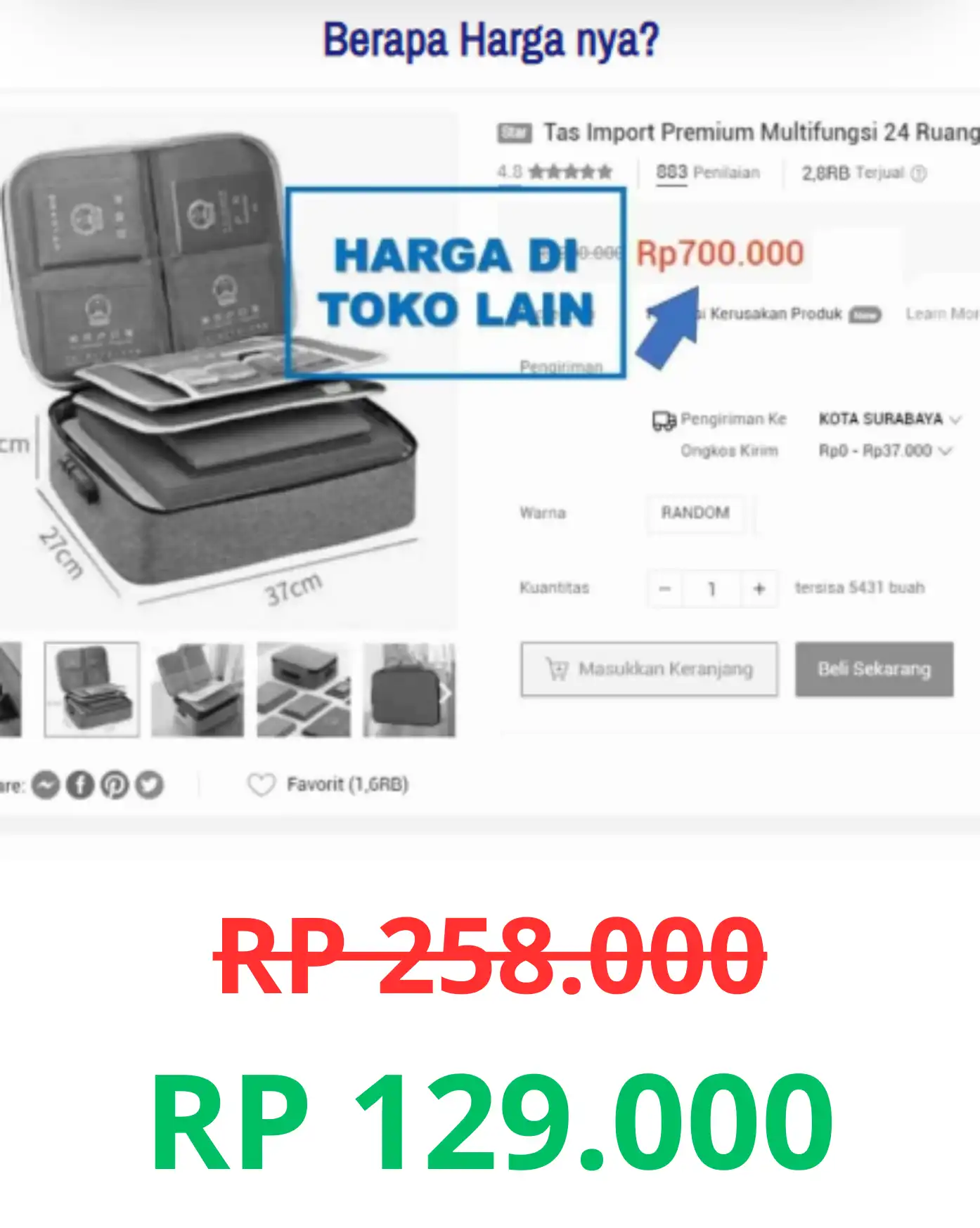 RP 258.000 RP 129.000 (1)