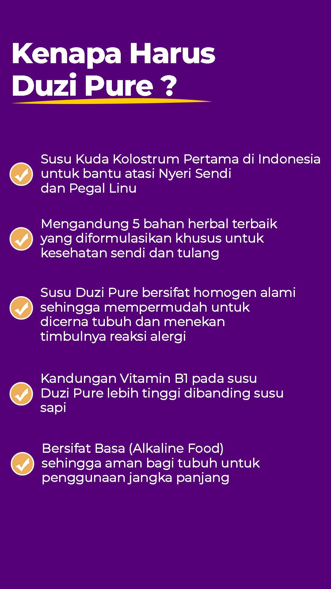 kenapa harus duzi ppure